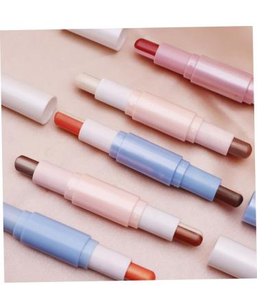 Mipcase Eye Shadow 2pcs Sticks Dual Colors Gradient Shadow Double Eyeshadow Stick Makeup Eye Women Head Makeup Tool 1 count (Pack of 1) Blue - Buy Online on GoSupps.com