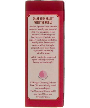 Badger Company Damascus Rose Face Oil for Dry & Delicate Skin - 1 fl oz - Buy Online on GoSupps.com