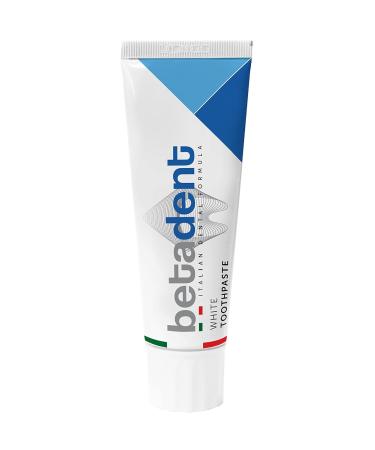 Betadent White Gums - Gentle Teeth Whitening Fresh Breath & Anti-Plaque Effect - Tartar Control 100ml - Buy Online on GoSupps.com