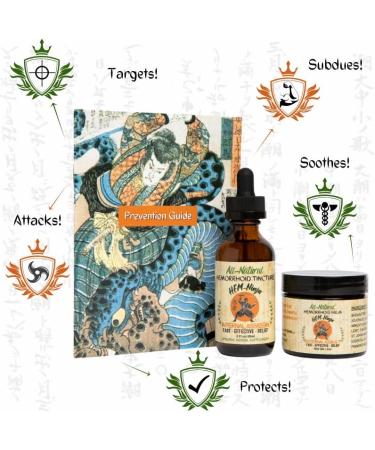 Hem-Ninja Herbal Hemorrhoid Treatment for Relief of Painful Swollen Itchy Symptoms - 100% Safe All-Natural Ingredients | 30-60 Day Supply - Buy Online on GoSupps.com
