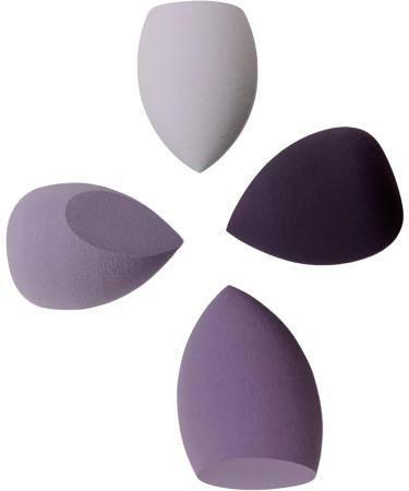 BELLA BY COSMOS Makeup Sponge Beauty Blender - Multi Colored 4 pcs Reusable and Washable Foundation and other Cosmetics Blending Sponges Set Flawless Makeup Applicator for Liquid Creams and Powder (Purple) Multi-colored purple - Buy Online on GoSupps.com