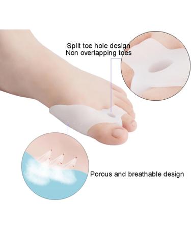 Lamkrtlp Gel Bunion Protector - 2 Pairs Big Toe Straightener & Guard for Foot Pain Relief - Buy Online on GoSupps.com