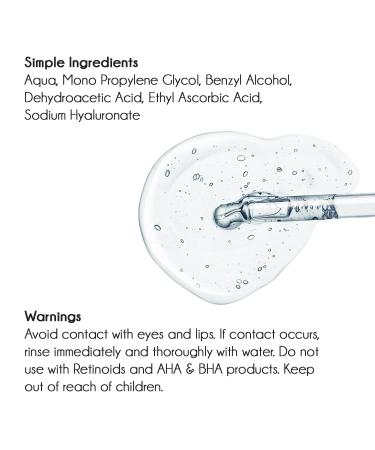 Buy Hyaluronic Acid Serum with Vitamin C - Hydrating Brightening Anti-Aging Formula for Glowing Skin | 0.75 oz - Buy Online on GoSupps.com