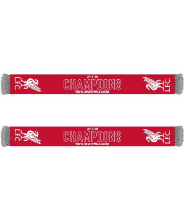 Buy 47 Brand Liverpool FC Champions League 2019 Red Scarf International Shipping Available - Buy Online on GoSupps.com