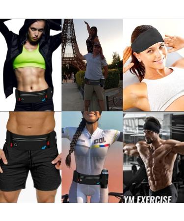 Generic Running Belt- Fanny Pack with Water Bottle Holder For Men &Women-Sport Pouch Belt for Fitness Jogging-Hiking-Travel-Cycling- Running Fanny Pack-No Bounce- Waterproof + Head Band  Fecompany - Buy Online on GoSupps.com