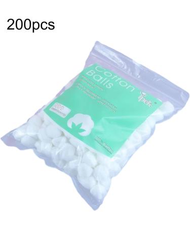 White Round Cotton Wool - Cotton Wool Balls | Cotton Pads Baby | Makeup Cleaning Tool Absorbent Lightweight | Household Needs Skin Prep Wound | Cleansing Everyday Use Cotton Balls for Babies 2. About 200 grains (about 0.5 grams) - Buy Online on GoSupps.com