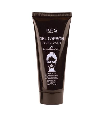 KFS Professional Activated Carbon Gel Mask for Laser with Hyaluronic Acid 100ml | For Photorejuvenation and Anti-Acne Therapies with Laser Technology | KFS PROFESSIONAL