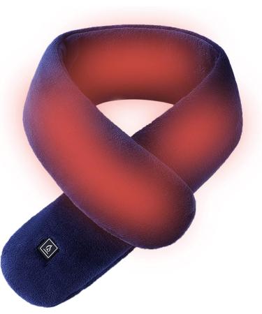 Wireless Heating Pillow Scarf for Women - Portable Cordless Neck Warmer in Blue - Buy Online on GoSupps.com