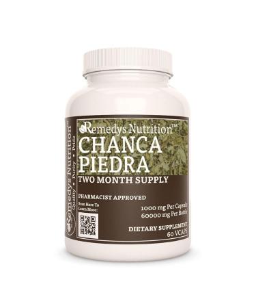Remedy's nutrition Chanca Piedra Stonebreaker | Kidney Cleanse & Gallbladder l 1 000 mg 60 Capsules | Detoxify Urinary Tract | Non-GMO Vegan Gluten-Free No Fillers or Additives Guaranteed