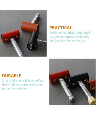 Zerodeko Men's Razor Set - Premium Leather Storage Pocket | Perfect for Smooth Shaving - Buy Online on GoSupps.com