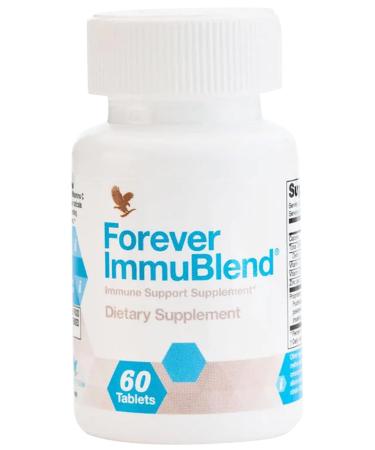 Forever Living - Forever ImmuBlend Immune Support Supplement Includes Botanicals Vitamins D & C Maitake & Shiitake Mushrooms 60 Tablets