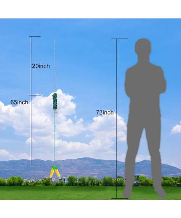 PfNRT Bungee Squirrel Feeder | Outdoor Cob Holder to Attract Squirrels, Chipmunks, and Wildlife - Buy Online on GoSupps.com