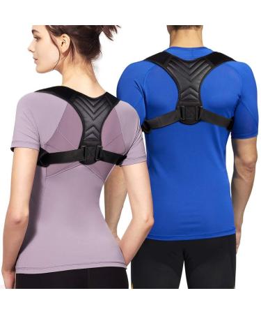 2023 Posture Corrector Adjustable Back Support for Men and Women | True Fit | Reliefs Pain - Back Shoulders and Neck | Posture Therapy | Upper Back Brace