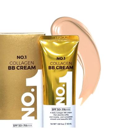 Buy PS.PRETTYSKIN NO1 Anti-Wrinkle Collagen Facial BB Cream SPF50+ | Hydrating & Brightening | Zinc Oxide Titanium Dioxide | International Shipping Available - Buy Online on GoSupps.com