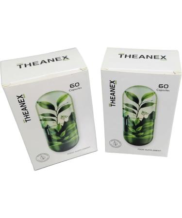 Theanex All Natural Weight Management 120 Capsules - Vegan & Gluten Free with Spirulina, Matcha, L-Arginine, L-Carnitine - 2 Months Supply - Buy Online on GoSupps.com