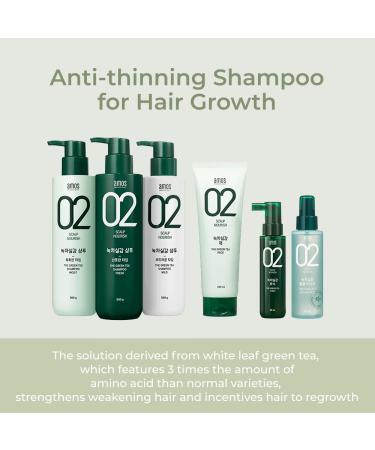 AMOS PROFESSIONAL Green Tea Hair Mask 8.45 oz | Nourishing Korean Hair Growth Treatment - Buy Online on GoSupps.com