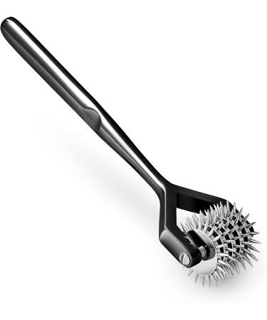 Black Edition Nerve Wheel Needle Roller - 10pcs | Premium Quality for Efficient Skincare & Massage | Buy Internationally - Buy Online on GoSupps.com