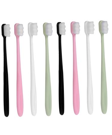 Ultechnovo 8st physiotherapy sports shoulder upholstered teeth brushing toothbrush soft manual toothbrush toothbrush with soft bristle travel toothbrush pregnant woman adult tool plastic