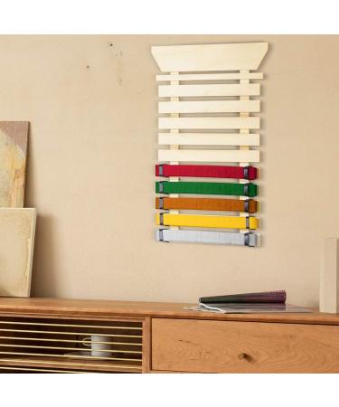 Aship Karate Belt Rack Martial Arts Belt Display Wooden Holder DIY Personalized - 10Level 10 Level - Buy Online on GoSupps.com