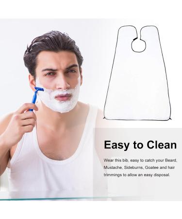 1pcs Beard Bib Beard Apron Beard Catcher Portable Beard Shaving Bib with 2 Suction Cups Beard Trimming Apron Beard Shaving Bib Facial Hair Apron Shave Cape Stubble Catcher Trimming Cutting Care Tools - Buy Online on GoSupps.com