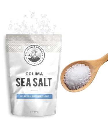 AVA JANE'S KITCHEN - Colima Sea Salt 100% Natural Coarse Unrefined Gourmet Kosher Salt , 8oz