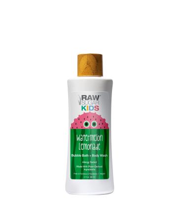 Raw Sugar Trial Size Kids Watermelon Lemonade Bubble Bath + Body Wash 3 Fl Oz