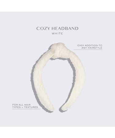 Kristin Ess White Cozy Headband - Stylish Hair Accessory - Buy Online on GoSupps.com