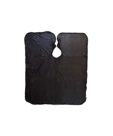Betty Dain 324V Jumbo Shampoo Cape - Waterproof & Stain Resistant Vinyl - Extra Large 45 x 54 - Black - Buy Online on GoSupps.com