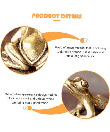 Alipis 1pc Figures Vivid Desktop Delicate Adornment Keychain Frog-designed Tabletop Vintage Pet Tea - Buy Online on GoSupps.com