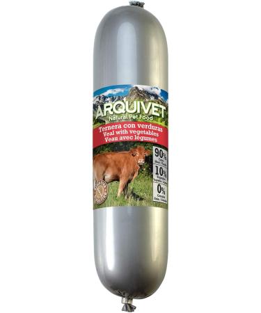 Arquivet Natural Wet Food 500g Beef with Vegetables (Pack of 12) - Buy Online on GoSupps.com