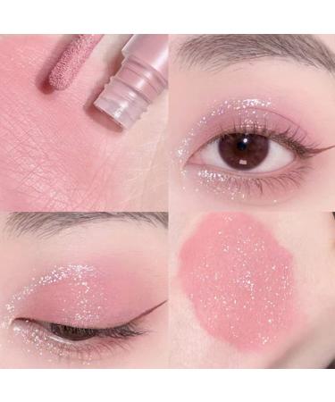 3 Pcs Double-Head Liquid Glitter Matte Eyeshadow Makeup Sticks - Korean 2 in 1 Sparkly Eyeshadow & Eyeliner Set | Quick Drying, Easy Application - Buy Online on GoSupps.com