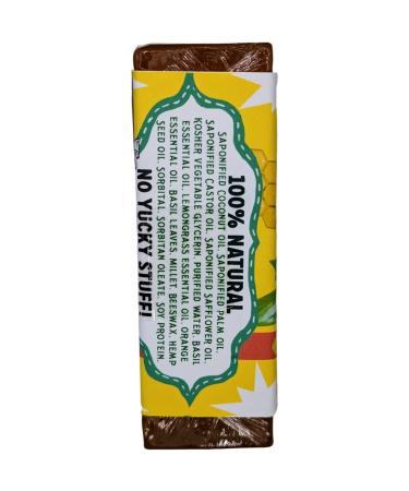 Balmbastic Basil All Natural Large Soap Bar - Eco-Friendly Moisturizing & Aromatic Soap for Sensitive Skin - Buy Online on GoSupps.com