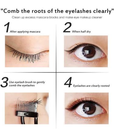 Eyelash Brush Comb Lash Comb Separator Eyelash Makeup Separator Eyelash Curler Metal Cosmetic Tool for Beauty Style 4 eyelash comb - Buy Online on GoSupps.com