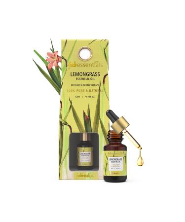 Lemongrass Essential Oil -12ml | 100% Pure & Natural | Invigorating Refreshing & relieves stress |-12ml | Essential Oil for humidifier & Home Fragrance