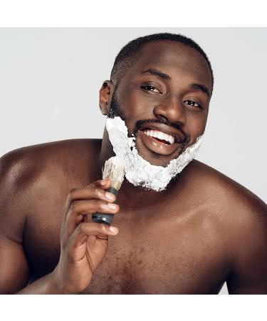 Ydhoud Vegan Shaving Brush for Men & Women | Aluminum Handle Soft Bristles Strong Cleaning Power - Black - Buy Online on GoSupps.com