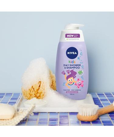 NIVEA Polish NIVEA Body and Hair Cleanser 2in1 with Fruit Scented Gel 500 ml Berry 500 ml Pack of 1 - Buy Online on GoSupps.com