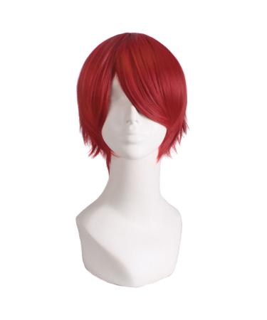 MapofBeauty 12"/30cm Hair Cosplay Role Play Short Wig (Red) - Buy Online on GoSupps.com