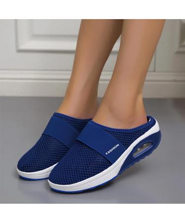 FAMYNGL Diabetic Shoes for Men and Women - Wide Width Adjustable Closure Orthopedic Sneakers - Pink, Size 41 - Buy Online on GoSupps.com