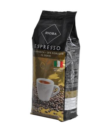 Rioba Gold Grani Espresso Caf Torr fi Grains Entiers 80% Arabica & 20% Robusta 1 kg