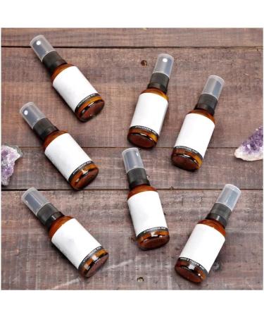 6 Pcs Empty Refillable 30ml Amber Glass Spray Bottles - Perfect for Essential Oils Perfume & Aromatherapy - Buy Online on GoSupps.com