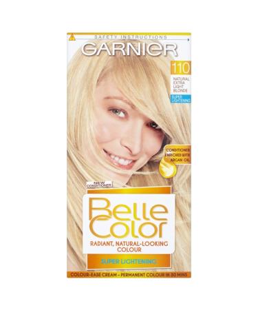 Garnier Belle Permanent Color Hair Dye 110 Extra Light Blonde Ex Light Nat Blonde 110