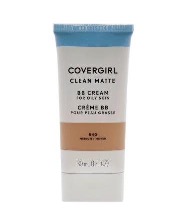 COVERGIRL Clean Matte BB Cream Medium 540 For Oily Skin, (packaging may vary) - 1 Fl Oz (1 Count) Medium - 540 1 Fl Oz (Pack of 1) - Buy Online on GoSupps.com