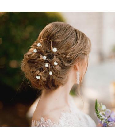 YISSION 20Pcs Mini Pearl Hair Clips for Girls Women - Cute Small Hair Pins for Wedding, Bridal Hair Accessories in White - Buy Online on GoSupps.com