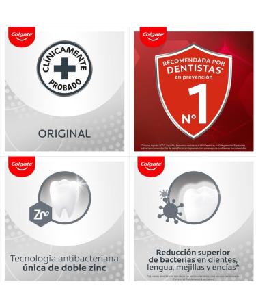  Colgate Colgate Total Prevention Active Original Toothpaste 2 x 75 ml | Fights the main causes* of oral health problems | 24-hour antibacterial protection | Clinically tested - Buy Online on GoSupps.com