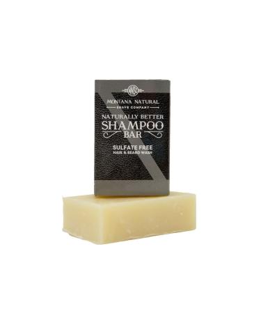 MNSC Bay Rum Solid Shampoo Bar and Beard Wash Sulfate-Free Eco-Friendly Vegan All-Natural Plant-Derived Made in USA