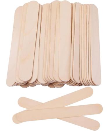 Mouth Spatula Wood - 50 Pcs Wax Spatula Sticks for Hair Removal & Eyebrows | 15x1.8 cm Wooden Waxing Sticks - Buy Online on GoSupps.com