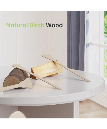 ARTOLF 100 Pcs Wooden Wax Sticks for Hair Removal & Craft | Eyebrow Waxing Spatulas Applicator - Buy Online on GoSupps.com