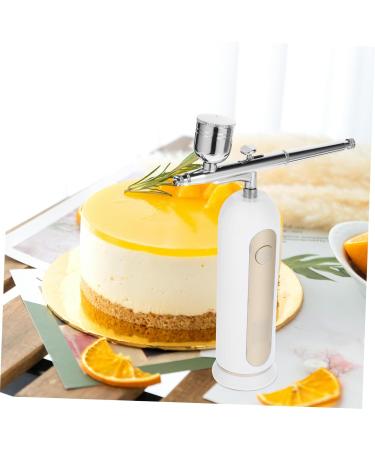 VINTORKY 1 Set Abs Airbrush for Cakes Cake Decorating Kit Makeup Kit Aluminum Alloy Airbrush Kit 19.00X15.50X4.50CM White - Buy Online on GoSupps.com