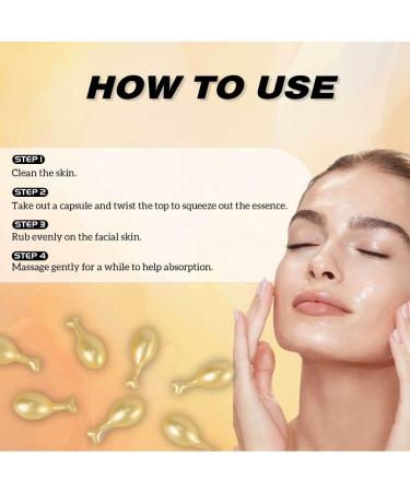 2PCS Retinol Facial Serum Capsules Hydrating & Brightening Boosts Skin Elasticity Reduces Fine Lines Daily Care - Buy Online on GoSupps.com