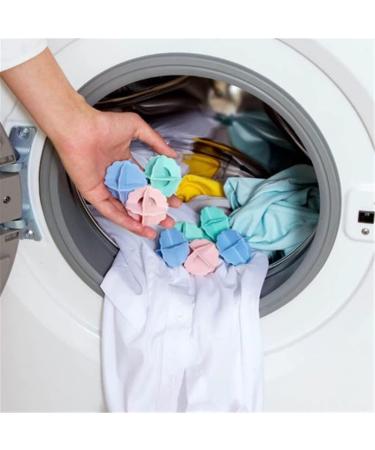 6 Pieces Reusable Laundry Ball Reusable Reduces Clothing Wrinkles and Saves Drying Time Dryer Laundry Balls Dryer Balls Washing Balls 3 Colors - Buy Online on GoSupps.com